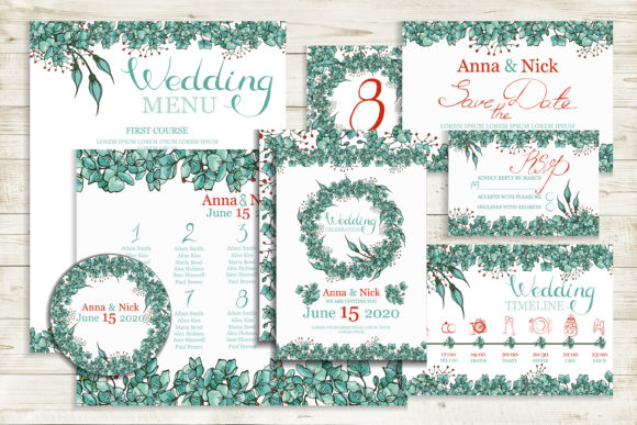 Blue Wedding Invitation Cards Templates: A Stylish and Versatile Choice for Your Special Day