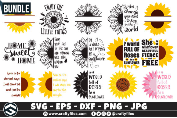 Discover the Versatile Bundle of Sunflower SVG