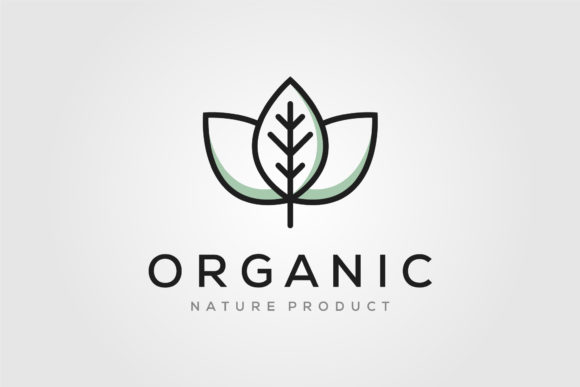 Embracing Simplicity: The Line Art Leaf Organic Logo Minimalist