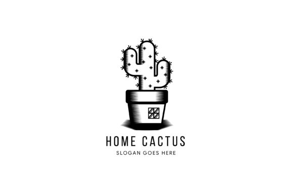 Embracing the Timeless Charm of Home Cactus Retro Logo Design