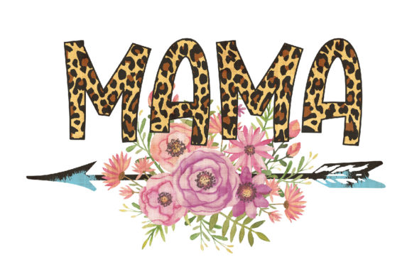 Explore the Versatile Mama Leopard Pattern Sublimation Design