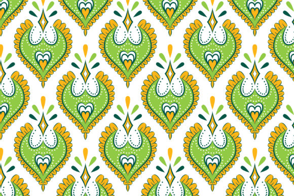 Exploring the Green Batik Pattern: A Versatile and Elegant Design