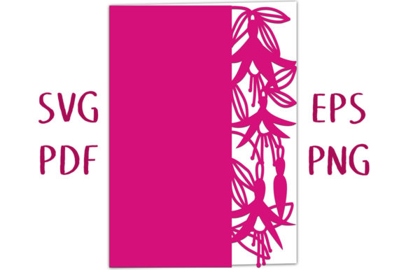 Fuchsia Lace Edged Card: A Versatile Greeting Card