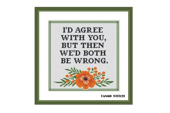 Funny Sarcastic Cross Stitch: A Unique Embroidery