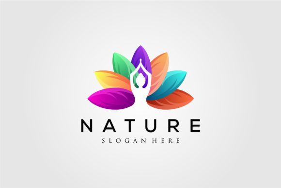 Integrating the Colorful Leaf Logo with Yoga Silhouette into Your Brand and Workflow