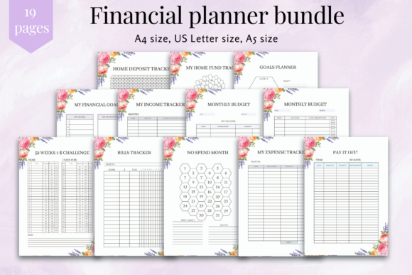 Master Your Finances with Beautiful and Practical Finance Planner Inserts