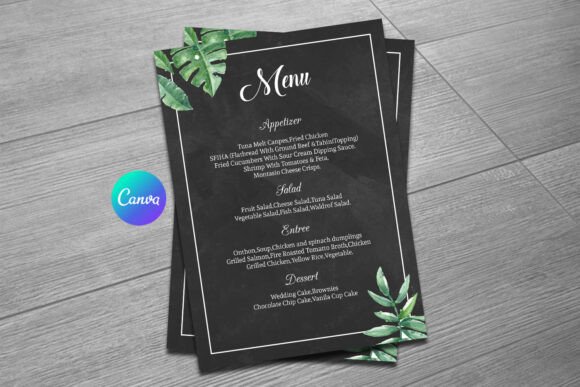 Printable Wedding Menu Templates for Elegant Events