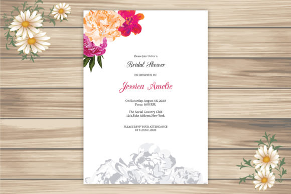 Watercolor Bridal Shower Invitation: A Stylish and Elegant Choice for Your Special Day
