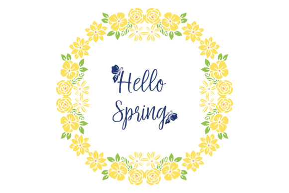 Welcome Spring with Beautiful Hello Cards